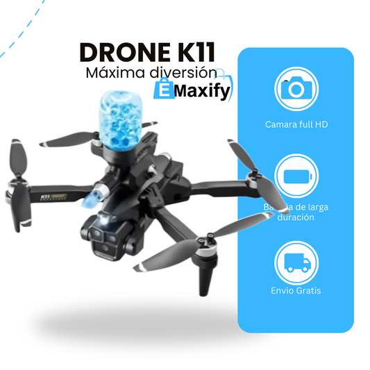 Dron K11 con Cámara HD y Lanzador de Hidrogel – Experiencia Inmersiva 360°