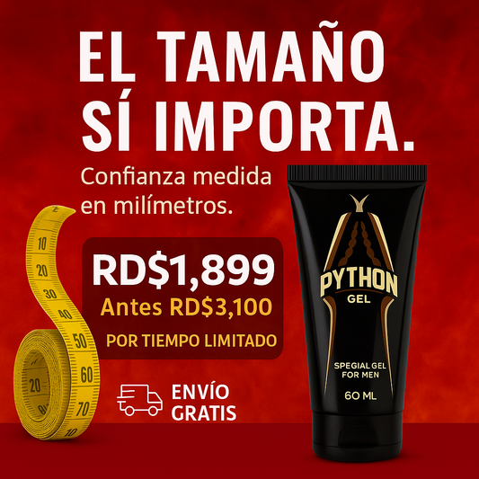 Python Gel-Retadante y agrandador