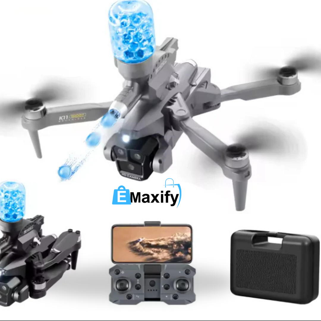 Dron K11 con Cámara HD y Lanzador de Hidrogel – Experiencia Inmersiva 360°