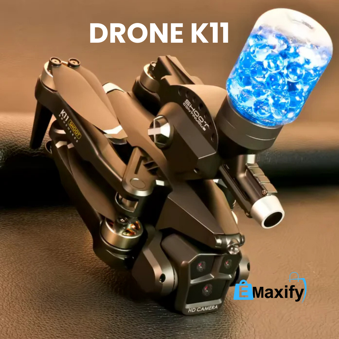 Dron K11 con Cámara HD y Lanzador de Hidrogel – Experiencia Inmersiva 360°